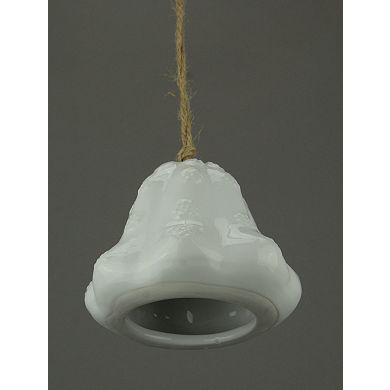 White Ceramic Art Jellyfish Hanging Air Plant Holder