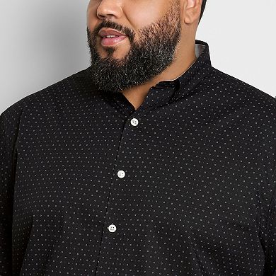 Big & Tall Van Heusen Everyday Defense Print Shirt