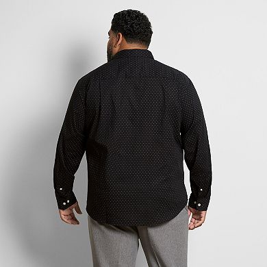 Big & Tall Van Heusen Everyday Defense Print Shirt