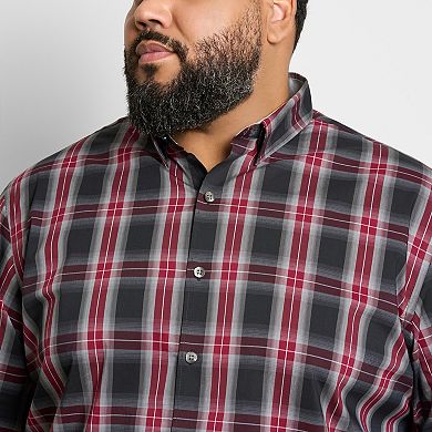 Big & Tall Van Heusen Everyday Defense Plaid Shirt