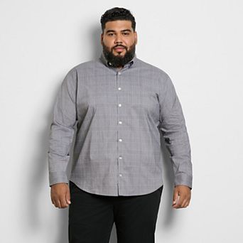 Big & Tall Van Heusen Everyday Defense Plaid Shirt