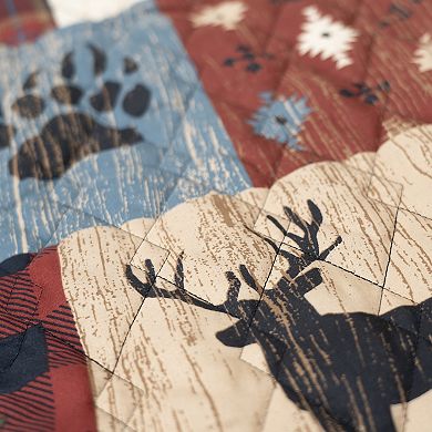 Your Lifestyle by Donna Sharp Woodland Patch Quilted Throw Blanket