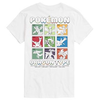 Big & Tall Pokémon Dragon Type Graphic Tee