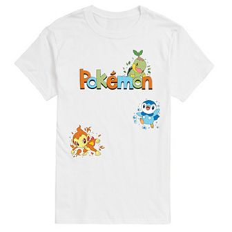 Big & Tall Pokémon Gen 4 Starters Graphic Tee