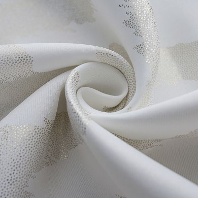 Heathrow Halo Foil Blackout Polyester Window Curtain Grommet Panel