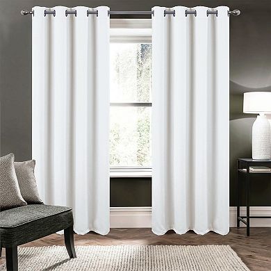 Oakley Embossed Blackout Polyester Window Curtain Grommet Panel
