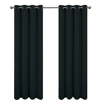 Oakley Embossed Blackout Polyester Window Curtain Grommet Panel