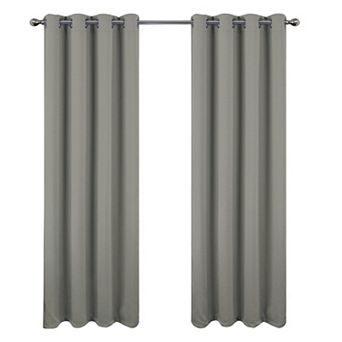 Oakley Embossed Blackout Polyester Window Curtain Grommet Panel