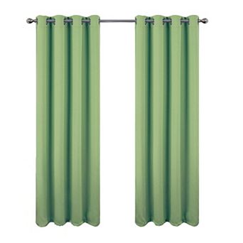 Oakley Embossed Blackout Polyester Window Curtain Grommet Panel