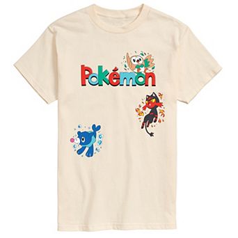 Big & Tall Pokémon Gen 7 Starters Graphic Tee