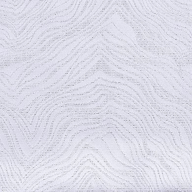 Crystal Jacquard Rod Pocket Foam Back Luxurious Modern Design Curtain Panel