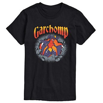 Big & Tall Pokémon Garchomp Rocks Graphic Tee