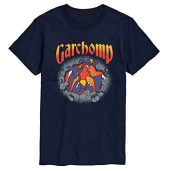 Big & Tall Pokémon Garchomp Rocks Graphic Tee