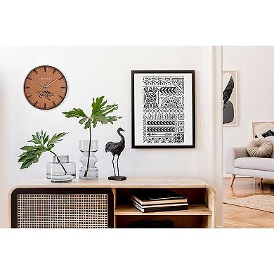 Bulova Loggerhead Metal 16-Inch Wall Clock