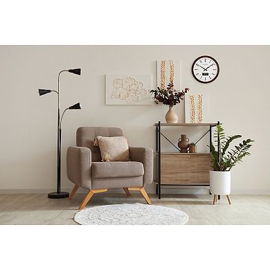 Bulova Dateline 14-Inch Wall Clock