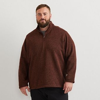 Big & Tall Eddie Bauer Radiator Quarter Zip Pullover Sweatshirt