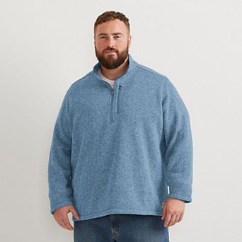 Big & Tall Eddie Bauer Radiator Quarter Zip Pullover Sweatshirt