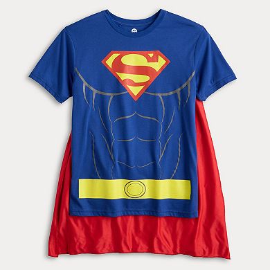 Men's Superman Graphic Tee with Cape