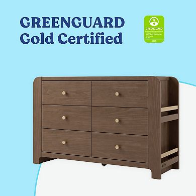 Graco® Read-with-Me 6-Drawer Chest Dresser with Bookshelves & Removable Changing Topper
