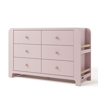 Graco® Read-with-Me 6-Drawer Chest Dresser with Bookshelves & Removable Changing Topper