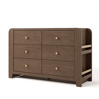 Graco® Read-with-Me 6-Drawer Chest Dresser with Bookshelves & Removable Changing Topper