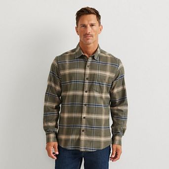Big & Tall Eddie Bauer Field Flannel Flex Shirt 2.0