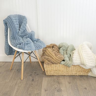 Your Lifestyle by Donna Sharp Plush Knit Throw Blanket