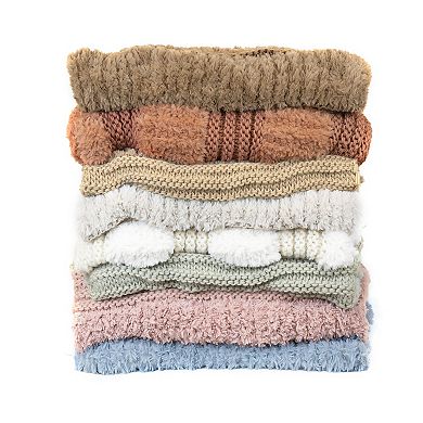 Your Lifestyle by Donna Sharp Plush Knit Throw Blanket