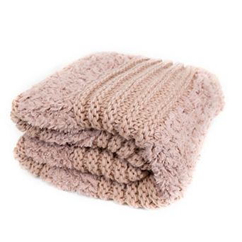 Your Lifestyle by Donna Sharp Plush Knit Throw Blanket