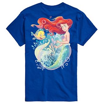Men's Disney's Ariel & Flounder Graphic Tee