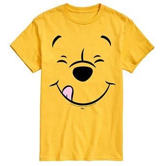 Men's Disney's Winnie The Pooh Face Graphic Tee