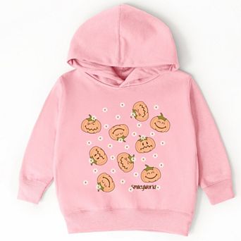 SmileyWorld Pumpkin Collage Daisies - Toddler Hoodie