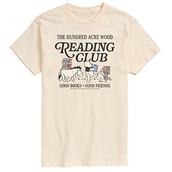 Men's Disney's Winnie The Pooh The Hundred Acre Wood Reading Club Graphic Tee