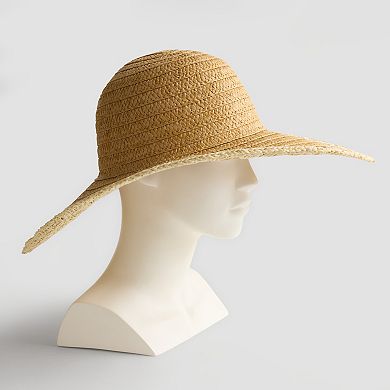 Women's LC Lauren Conrad Crochet Trim Floppy Hat