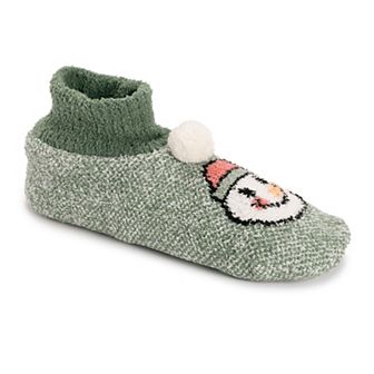 Women's MUK LUKS Cozy Ribbed Cuff Slipper Socks