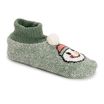 Women's MUK LUKS Cozy Ribbed Cuff Slipper Socks