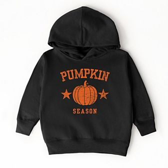 Pumpkin Season Star Distressed - Toddler Hoodie