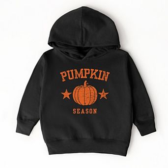 Pumpkin Season Star Distressed - Toddler Hoodie