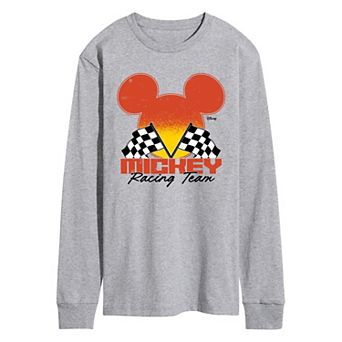 Men's Disney's Mickey Racing Team Long Sleeve Graphic Tee