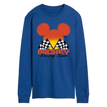 Men's Disney's Mickey Racing Team Long Sleeve Graphic Tee