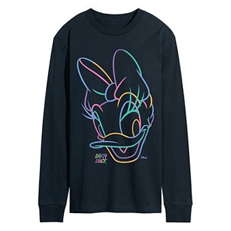 Men's Disney's Daisy Duck Long Sleeve Graphic Tee