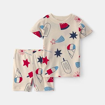 Baby Boy Carter’s Fourth of July 2 pc Pajama Top & Pajama Bottoms Set