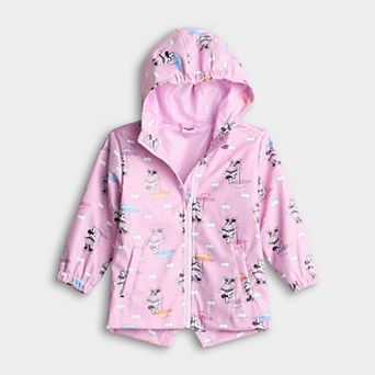 Toddler Girl Dreamwave Disney’s Minnie Mouse Hooded Rain Jacket