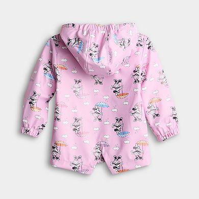 Toddler Girl Dreamwave Disney’s Minnie Mouse Hooded Rain Jacket