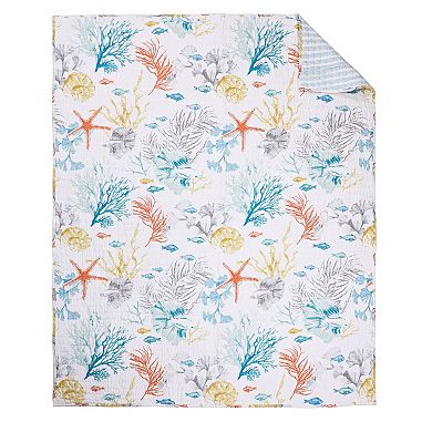 Levtex Home Whimsical Sea Quilted Throw Blanket