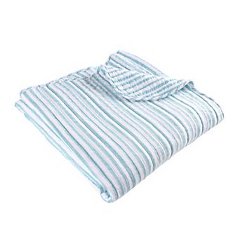 Levtex Home Martha Stripe Quilted Throw Blanket
