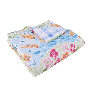 Levtex Home Blooming Hillside Quilted Throw Blanket