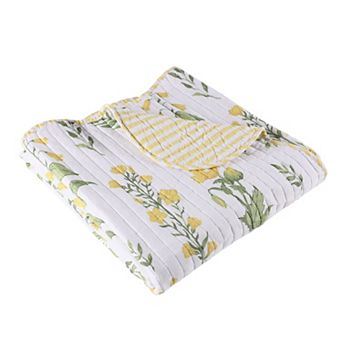 Levtex Home Daffodil Quilted Throw Blanket