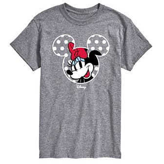 Men's Disney's Minnie Mouse Polka Dot Ears Graphic Tee