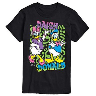 Men's Disney's Donald & Daisy Duck Retro Graphic Tee